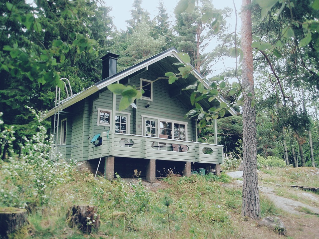 Nykyinen Aspan ateljeen residenssimökki